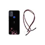 kilifland Reeder P13 Blue Max Pro 256gb ile Uyumlu Kılıf Rasta Ipli Boyun Askılı Desenli Life Silikon Love 1629