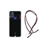kilifland Reeder P13 Blue Max Pro 256gb ile Uyumlu Kılıf Rasta Ipli Boyun Askılı Desenli Life Silikon My Love 1402