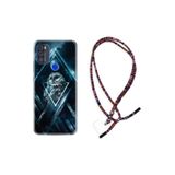 kilifland Reeder P13 Blue Max Pro 256gb ile Uyumlu Kılıf Rasta Ipli Boyun Askılı Desenli Life Silikon Old Owl 1649