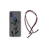 kilifland Reeder P13 Blue Max Pro 256gb ile Uyumlu Kılıf Rasta Ipli Boyun Askılı Desenli Life Silikon Purest Evil 1627
