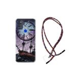 kilifland Reeder P13 Blue Max Pro 256gb ile Uyumlu Kılıf Rasta Ipli Boyun Askılı Desenli Life Silikon Time 1749