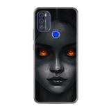 kilifland Reeder P13 Blue Max Pro 256gb ile Uyumlu Kılıf Resimli Desenli Silikon Boyun Askılı Dark Woman 1887