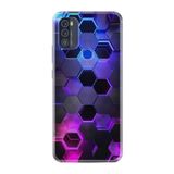 kilifland Reeder P13 Blue Max Pro 256gb ile Uyumlu Kılıf Resimli Desenli Silikon Boyun Askılı Petekler 1889