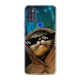 kilifland Reeder P13 Blue Max Pro 256gb ile Uyumlu Kılıf Resimli Desenli Silikon Boyun Askılı Troll Cat 1897