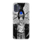 kilifland Reeder P13 Blue Max Pro 256gb ile Uyumlu Kılıf Resimli Desenli Silikon Güzel Seri Angel 1883 -Uyumlu