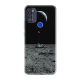 kilifland Reeder P13 Blue Max Pro 256gb ile Uyumlu Kılıf Silikon Desen Boyun Askılı Astronoot Red Baloon 1608