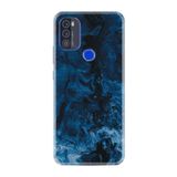 kilifland Reeder P13 Blue Max Pro 256gb ile Uyumlu Kılıf Silikon Desen Boyun Askılı Blue Zigzag 1687