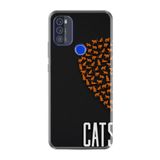 kilifland Reeder P13 Blue Max Pro 256gb ile Uyumlu Kılıf Silikon Desen Boyun Askılı Cats 1792