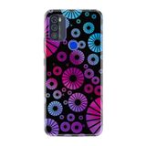 kilifland Reeder P13 Blue Max Pro 256gb ile Uyumlu Kılıf Silikon Desen Boyun Askılı Daireler 1751