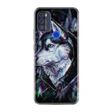 kilifland Reeder P13 Blue Max Pro 256gb ile Uyumlu Kılıf Silikon Desen Boyun Askılı Dog Eyes 1761