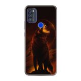 kilifland Reeder P13 Blue Max Pro 256gb ile Uyumlu Kılıf Silikon Desen Boyun Askılı Fire Wolf 1602