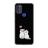 kilifland Reeder P13 Blue Max Pro 256gb ile Uyumlu Kılıf Silikon Desen Boyun Askılı Love Cats 1690
