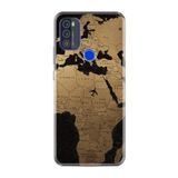 kilifland Reeder P13 Blue Max Pro 256gb ile Uyumlu Kılıf Silikon Desen Boyun Askılı Map Planet 1656