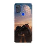 kilifland Reeder P13 Blue Max Pro 256gb ile Uyumlu Kılıf Silikon Desen Boyun Askılı Motor 1621