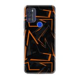 kilifland Reeder P13 Blue Max Pro 256gb ile Uyumlu Kılıf Silikon Desen Boyun Askılı Zigzaglar 1651