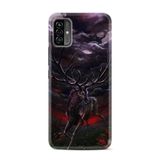 Kılıfland Reeder P13 Blue Max Pro Lite 2022 ile Uyumlu Kılıf, Desenli Baskılı, Dark Deer Figür, Silikon