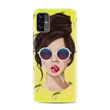 Kılıfland Reeder P13 Blue Max Pro Lite 2022 ile Uyumlu Kılıf, Desenli Baskılı, Lollipop Woman Figürü, Sarı