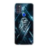 Kılıfland Reeder P13 Blue Max Pro Lite 2022 ile Uyumlu Kılıf, Desenli Baskılı, Owl Figür, Silikon, Mavi