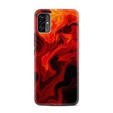 Kılıfland Reeder P13 Blue Max Pro Lite 2022 ile Uyumlu Kılıf, Desenli Baskılı, Red Orange Zigzag