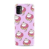 Kılıfland Reeder P13 Blue Max Pro Lite 2022 ile Uyumlu Kılıf, Desenli Baskılı, Unicorn Donut Figür, Pembe