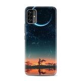 kilifland Reeder P13 Blue Max Pro Lite 2022 ile Uyumlu Kılıf Desenli Ipli Boyun Askılı Resimli Figür Ay Ve Kız 1720