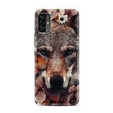 kilifland Reeder P13 Blue Max Pro Lite 2022 ile Uyumlu Kılıf Desenli Ipli Boyun Askılı Resimli Figür Flowers Fox 1310