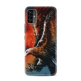 kilifland Reeder P13 Blue Max Pro Lite 2022 ile Uyumlu Kılıf Desenli Ipli Boyun Askılı Resimli Figür Kartal Uçarken 1718