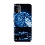 kilifland Reeder P13 Blue Max Pro Lite 2022 ile Uyumlu Kılıf Desenli Ipli Boyun Askılı Resimli Figür Mavi Gece 1605