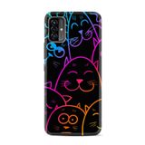 kilifland Reeder P13 Blue Max Pro Lite 2022 ile Uyumlu Kılıf Desenli Ipli Boyun Askılı Resimli Figür Neon Cats 1790