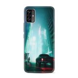 kilifland Reeder P13 Blue Max Pro Lite 2022 ile Uyumlu Kılıf Desenli Ipli Boyun Askılı Resimli Figür Night Cars 1619