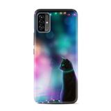 kilifland Reeder P13 Blue Max Pro Lite 2022 ile Uyumlu Kılıf Desenli Ipli Boyun Askılı Resimli Figür Window Cat 1787