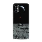 Kılıfland Reeder P13 Blue Max Pro Lite 2022 ile Uyumlu Kılıf, Silikon, Astronot Red Balon Desenli, Siyah