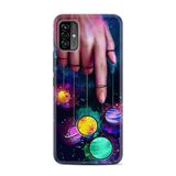 Kılıfland Reeder P13 Blue Max Pro Lite 2022 ile Uyumlu Kılıf, Silikon, Desenli Baskılı, Finger Planet, Renkli