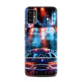 Kılıfland Reeder P13 Blue Max Pro Lite 2022 ile Uyumlu Kılıf, Silikon, Neon Cars Desenli, Renkli