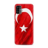 Kılıfland Reeder P13 Blue Max Pro Lite 2022 ile Uyumlu Kılıf, Silikon, Türk Bayrağı Desenli, Kırmızı