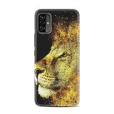 Kılıfland Reeder P13 Blue Max Pro Lite 2022 ile Uyumlu Telefon Kılıfı, Desenli Baskılı, Aslan Figürü, Siyah