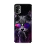 Kılıfland Reeder P13 Blue Max Pro Lite 2022 ile Uyumlu Telefon Kılıfı, Desenli Baskılı, Carisma Cat Figür, Silikon