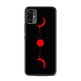 Kılıfland Reeder P13 Blue Max Pro Lite 2022 ile Uyumlu Telefon Kılıfı, Desenli Baskılı, Red Moon, Silikon