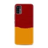 Kılıfland Reeder P13 Blue Max Pro Lite 2022 ile Uyumlu Telefon Kılıfı, Desenli Baskılı, Sarı Kırmızı, Silikon