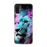 Kılıfland Reeder P13 Blue Max Pro Lite 2022 ile Uyumlu Telefon Kılıfı, Desenli Baskılı, Silikon, Pink Blue Leon Figür