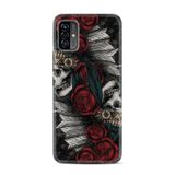 Kılıfland Reeder P13 Blue Max Pro Lite 2022 ile Uyumlu Telefon Kılıfı, Desenli Baskılı, Skull Rose, Silikon