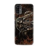 Kılıfland Reeder P13 Blue Max Pro Lite 2022 ile Uyumlu Telefon Kılıfı, Jurassic Desenli, Silikon, Siyah