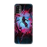 Kılıfland Reeder P13 Blue Max Pro Lite 2022 ile Uyumlu Telefon Kılıfı, Silikon, Desenli Baskılı, Astronot Attack, Renkli
