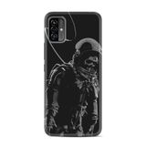 Kılıfland Reeder P13 Blue Max Pro Lite 2022 ile Uyumlu Telefon Kılıfı, Silikon, Desenli Baskılı, Astronot Figürü, Siyah