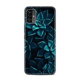 Kılıfland Reeder P13 Blue Max Pro Lite 2022 ile Uyumlu Telefon Kılıfı, Silikon, Desenli Baskılı, Mistik Çiçekler, Turkuaz