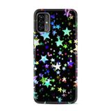 Kılıfland Reeder P13 Blue Max Pro Lite 2022 ile Uyumlu Telefon Kılıfı, Silikon, Desenli Baskılı, Yıldızlar, Siyah