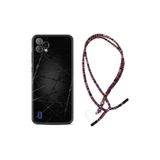 kilifland Reeder P13 Blue Plus 2022 ile Uyumlu Kılıf Rasta Ipli Boyun Askılı Desenli Life Silikon Dikenli Tel 1779