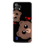 Kılıfland Reeder P13 Blue Plus 2022 ile Uyumlu Silikon Kılıf, Desenli Baskılı, Sevimli Hayvan Figürleri, Love Animals, Siyah