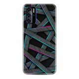 Kılıfland Reeder P13 ile Uyumlu Telefon Kılıfı, Desenli Baskılı, Gri Zigzag, Silikon