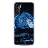 Kılıfland Reeder P13 ile Uyumlu Telefon Kılıfı, Desenli Baskılı, Mavi Gece, Silikon